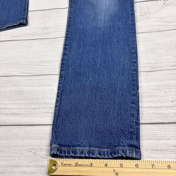 Levi's 501 Jeans Women's 24x32 Blue Original Fit Stretch Denim Button Fly - Picture 10 of 15